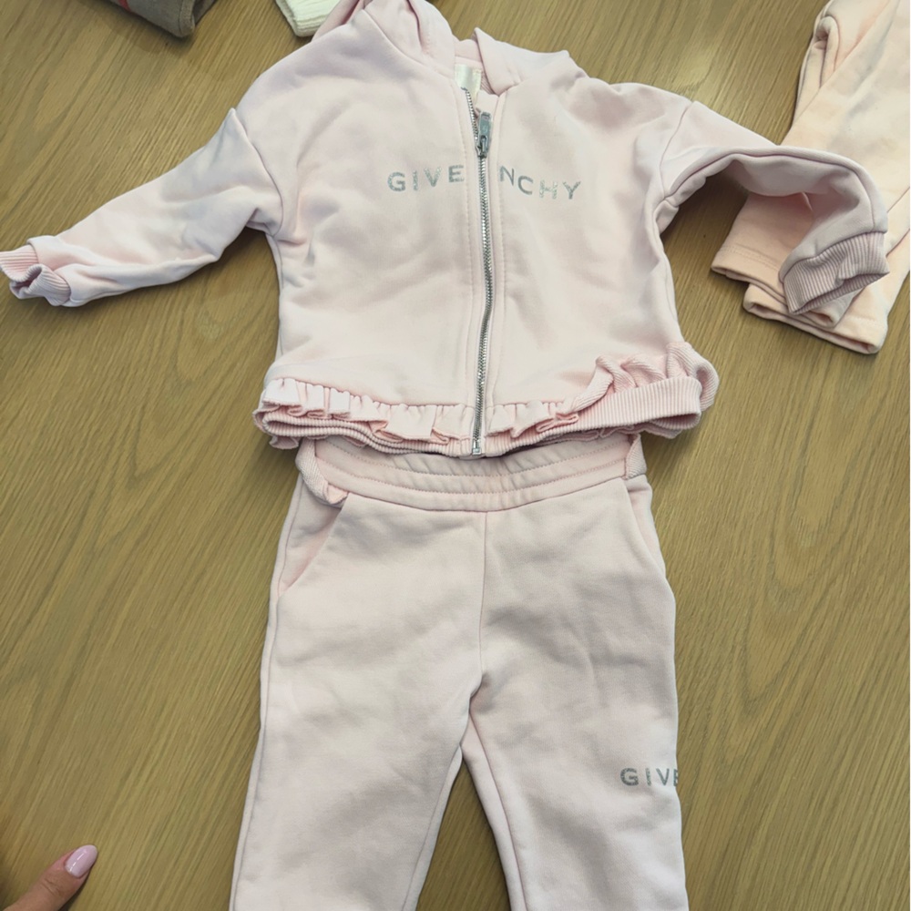 Givenchy Pink Kids Matching Hoodie & Joggers Set